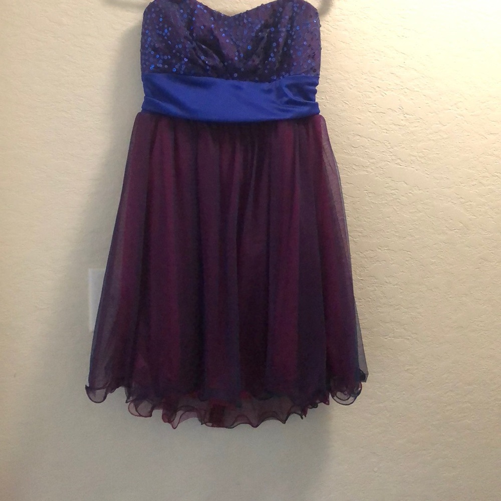 Sequined prom dress